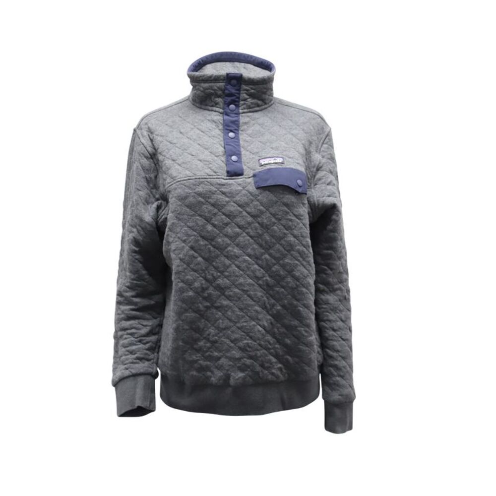 Patagonia Quilt Snap-T® Pullover in Grey Cotton